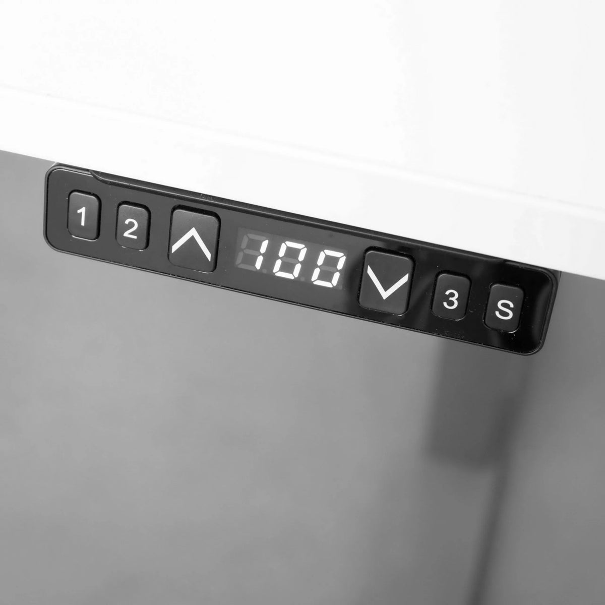 Digitales Bedienfeld zur Höhenverstellung des elektrisch höhenverstellbaren Schreibtischs XDKB 19 G von hjh OFFICE PRO