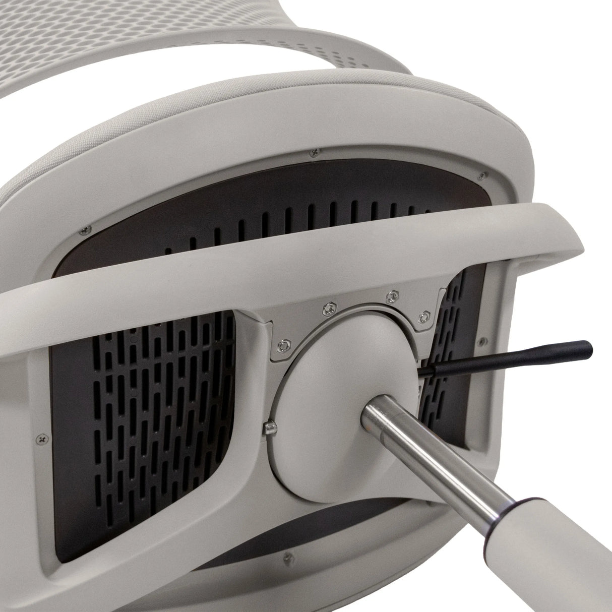 Gasdruckfeder und Mechanik des Counterstuhls FLEX CHAIR C in Taupe von Bosen Europe