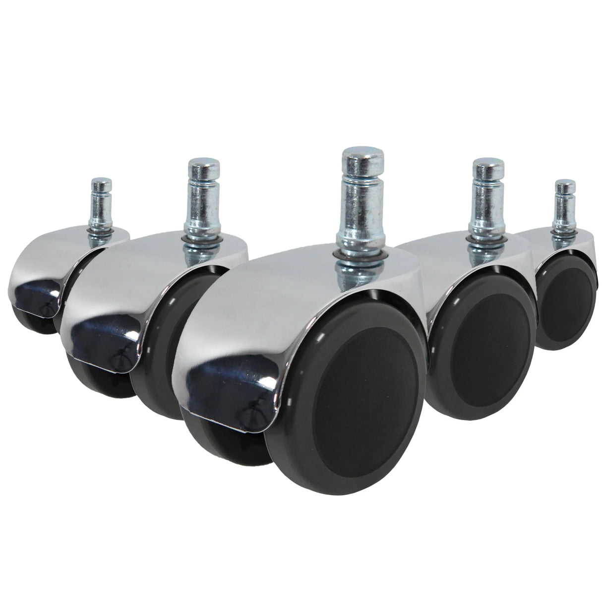 5x ROLO LUX 11mm/50mm | Hartböden - Stuhlrollen