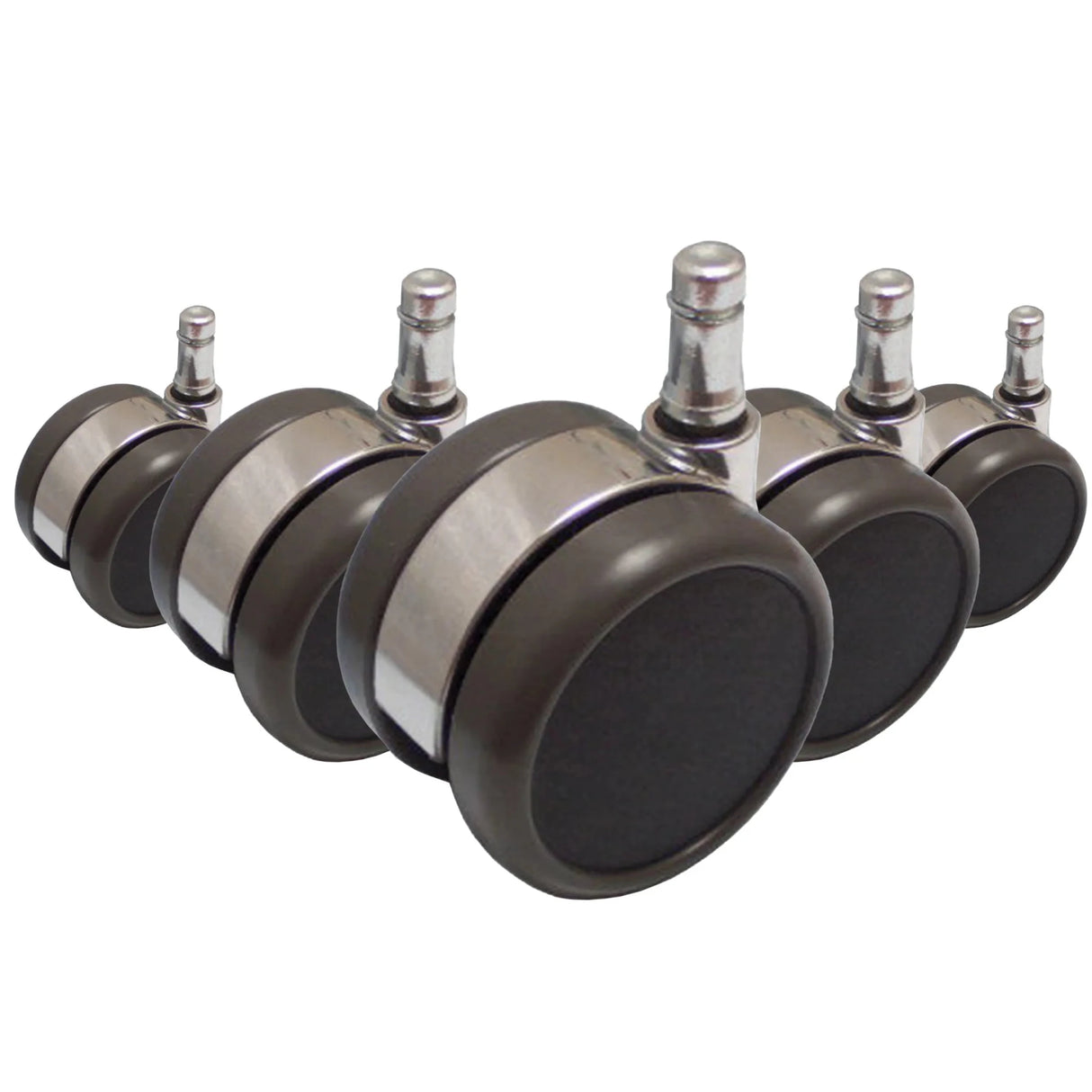 5x ROLO LUX 11mm/65mm | Hartböden - Stuhlrollen