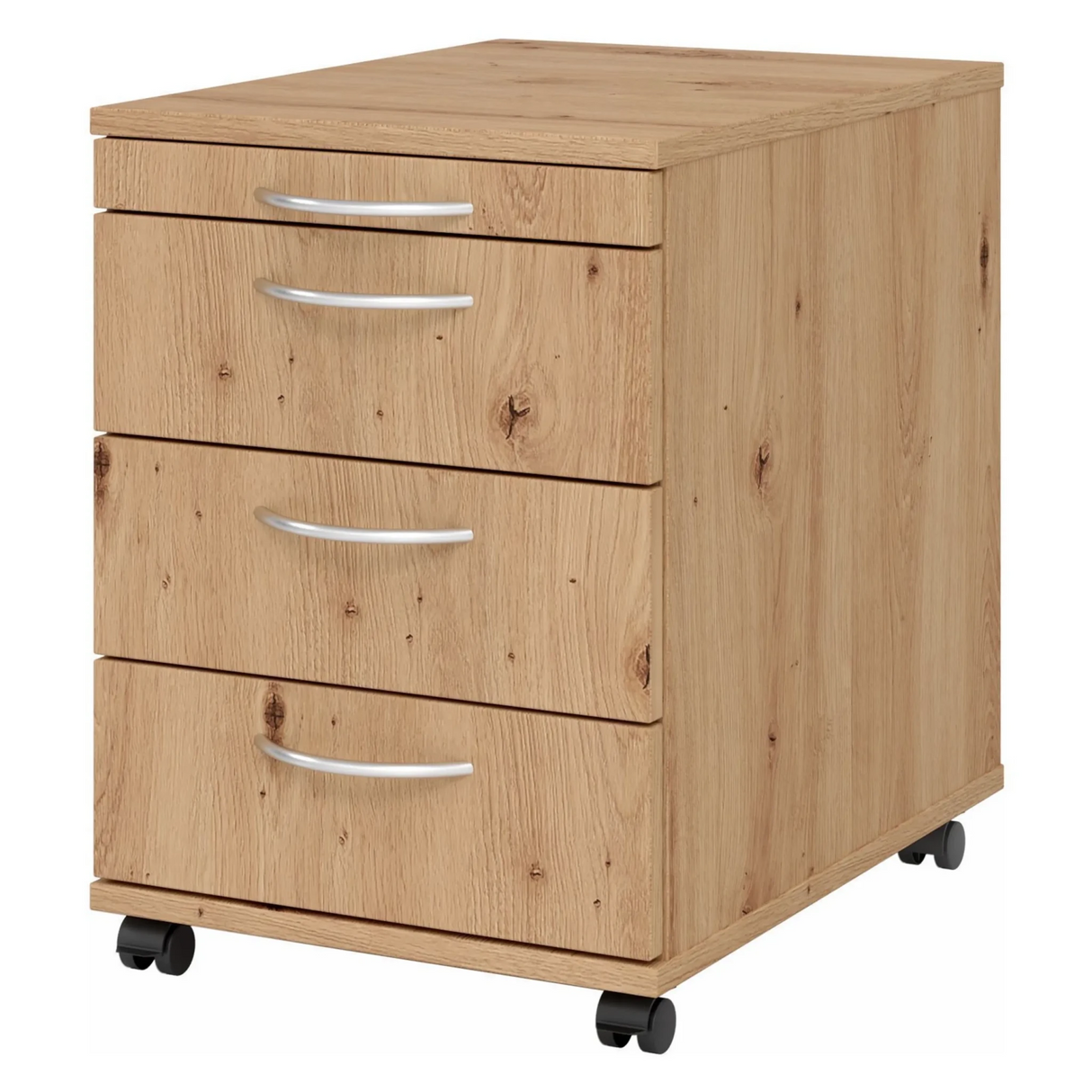 BARI 1606 | Rollcontainer mit 3 Schüben | Holz