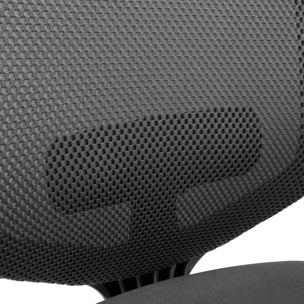 Strukturierte Netzbespannung der Rückenlehne des Profi-Bürostuhls Delvia in Schwarz von hjh OFFICE