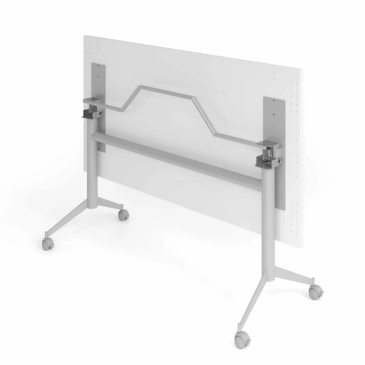 Untergestell mit Klappmechanismus und Rollen des Konferenztisches KALA 16 von hjh OFFICE PRO