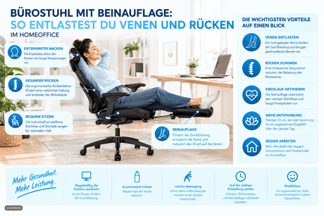 bürostuhl mit beinauflage - buerostuhl24