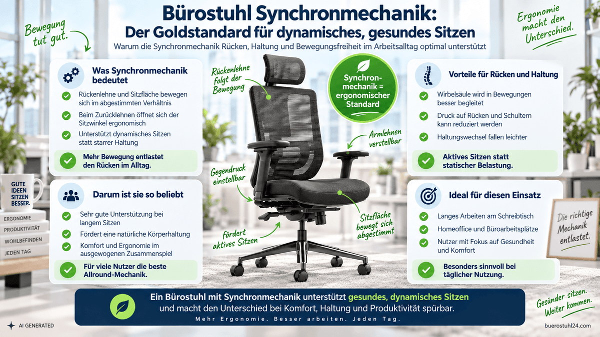bürostuhl synchronmechanik - buerostuhl24
