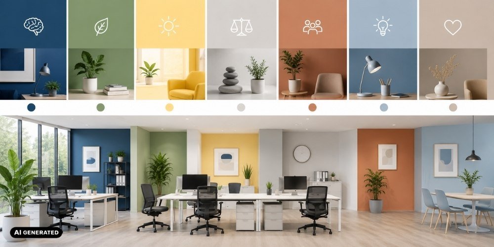 Farben im Büro: Alles über Auswahl und Auswirkungen von Farben im Büro - buerostuhl24