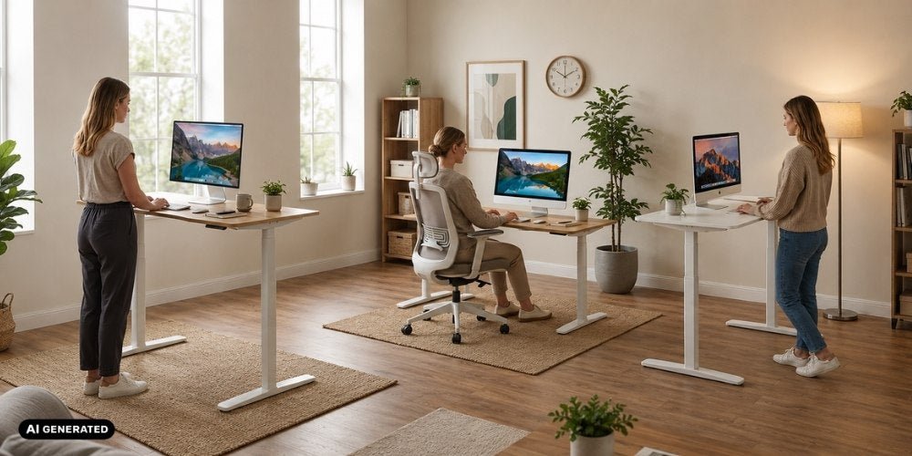 Optimale Schreibtischhöhe - buerostuhl24