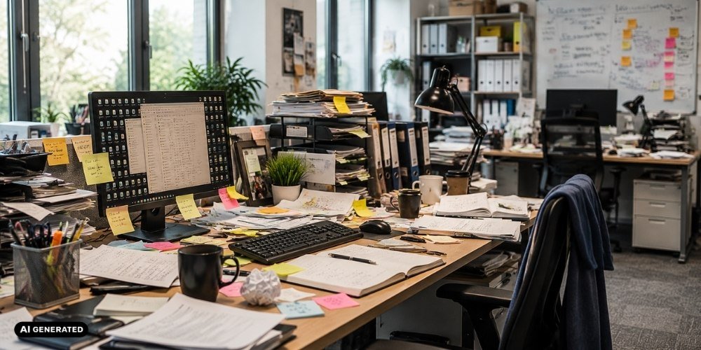 Schreibtischchaos gleich Arbeitschaot? - buerostuhl24