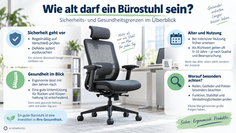 wie alt darf ein bürostuhl sein - buerostuhl24