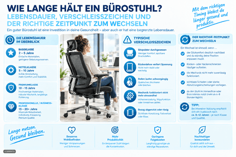 wie lange hält ein bürostuhl - buerostuhl24
