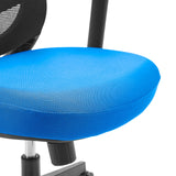 Blaue Sitzfläche des Homeoffice-Bürostuhls Sedito von hjh OFFICE