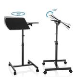Dreh- und Neigemechanismus des Stehschreibtisches VM-SL mit 360- und 180-Grad-Verstellung von hjh OFFICE