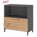 FlexWall | 2 OH | Schübe + Korpus | mit Sockelgestell