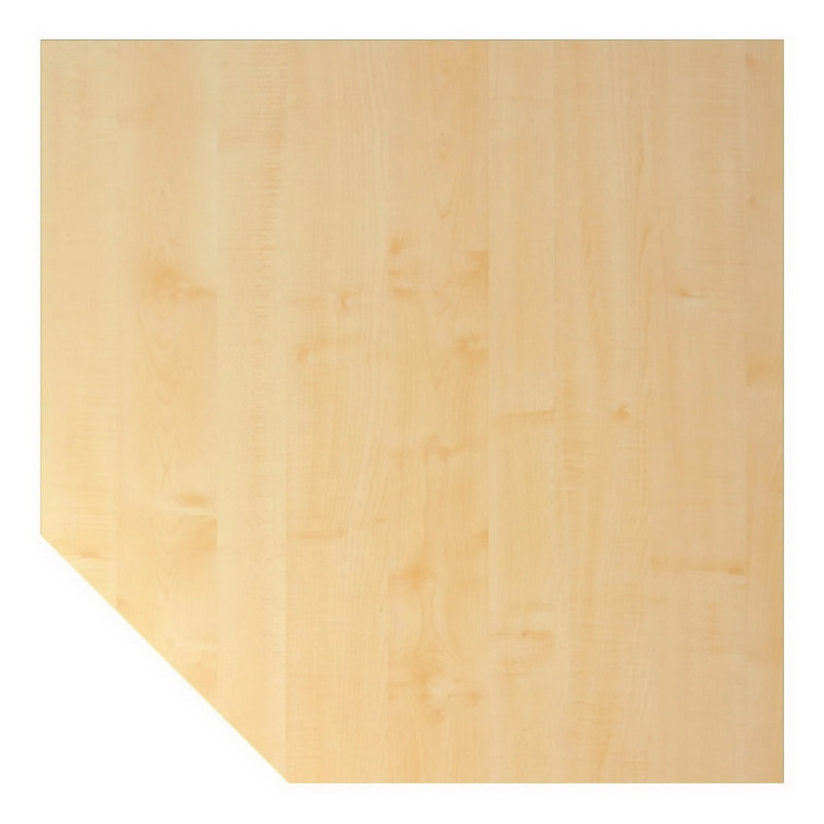 Ahornfarbene Trapezplatte 120 x 120 mm der Serie JT12 von hjh OFFICE PRO