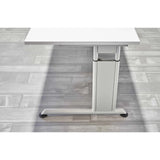 Höhenverstellbares Untergestell des Schreibtischs ZENO 19 S in Grau und Silber von hjh OFFICE PRO