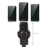 Einstellbare Haltebreite von 13 - 22 cm der Handy & Tablet Halterung FLEXMOBI III von hjh OFFICE