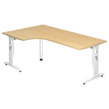 MEGA 82 W | 200x120 | Schreibtisch höhenverstellbar