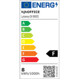 ENERG hjhOFFICE Lumanova D6 990055 A B C D E F G F 8 kWh/1000h 2019/2015
