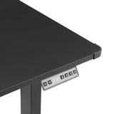 Digitale Steuereinheit mit Display und Tasten des elektrisch höhenverstellbaren Schreibtisches Worktime Game von hjh OFFICE