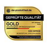 CHIP sehr gut (1,1) Einzeltest: Bürostuhl Februar 2025 hjh OFFICE Ergohuman Gen 2 Unabhängige Tests seit 1978 chip.de/CD167191
