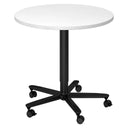 BISTRO 80R D | Säulenhubtisch | Ø 80 | Schwarz - System Konferenztisch