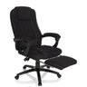 Schwarzer Homeoffice Chefsessel RELAX CL190 mit integrierter Fußstütze und Armlehnen von MyBuero
