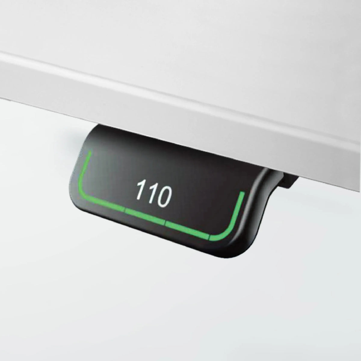 Digitale Höhenanzeige mit dem Wert 110 des Schreibtischs XDLR 16 S von hjh OFFICE PRO