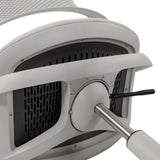 Gasdruckfeder und Mechanik des Counterstuhls FLEX CHAIR C in Taupe von Bosen Europe
