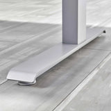Standfuß mit Gleiter des elektrisch höhenverstellbaren Schreibtischs XDKB 16 W von hjh OFFICE PRO