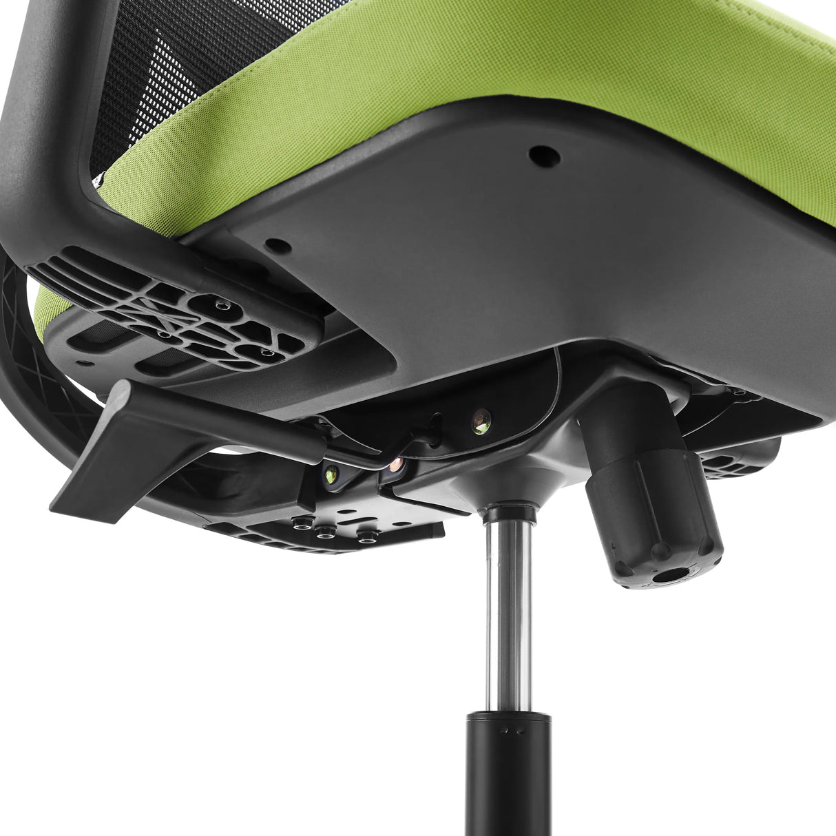 Unterseite der Sitzfläche mit Verstellmechanismus des Home-Office-Bürostuhls Sedito von hjh OFFICE