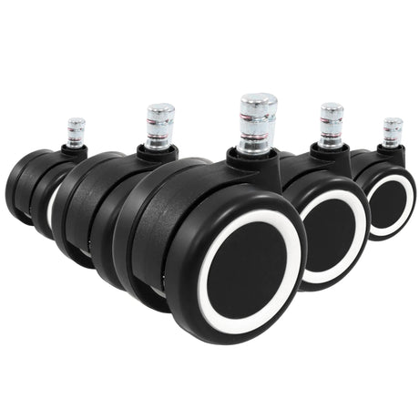 5x ROLO COLOR 60 11mm/60mm | Hartböden - Stuhlrollen - buerostuhl24