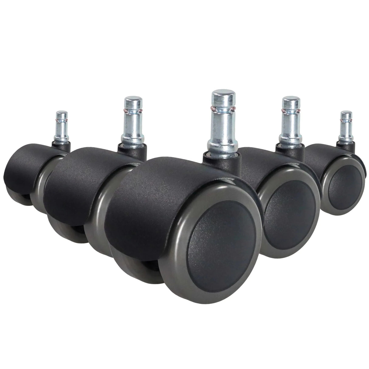 5x ROLO FIX 10mm/50mm | Hartböden - Stuhlrollen