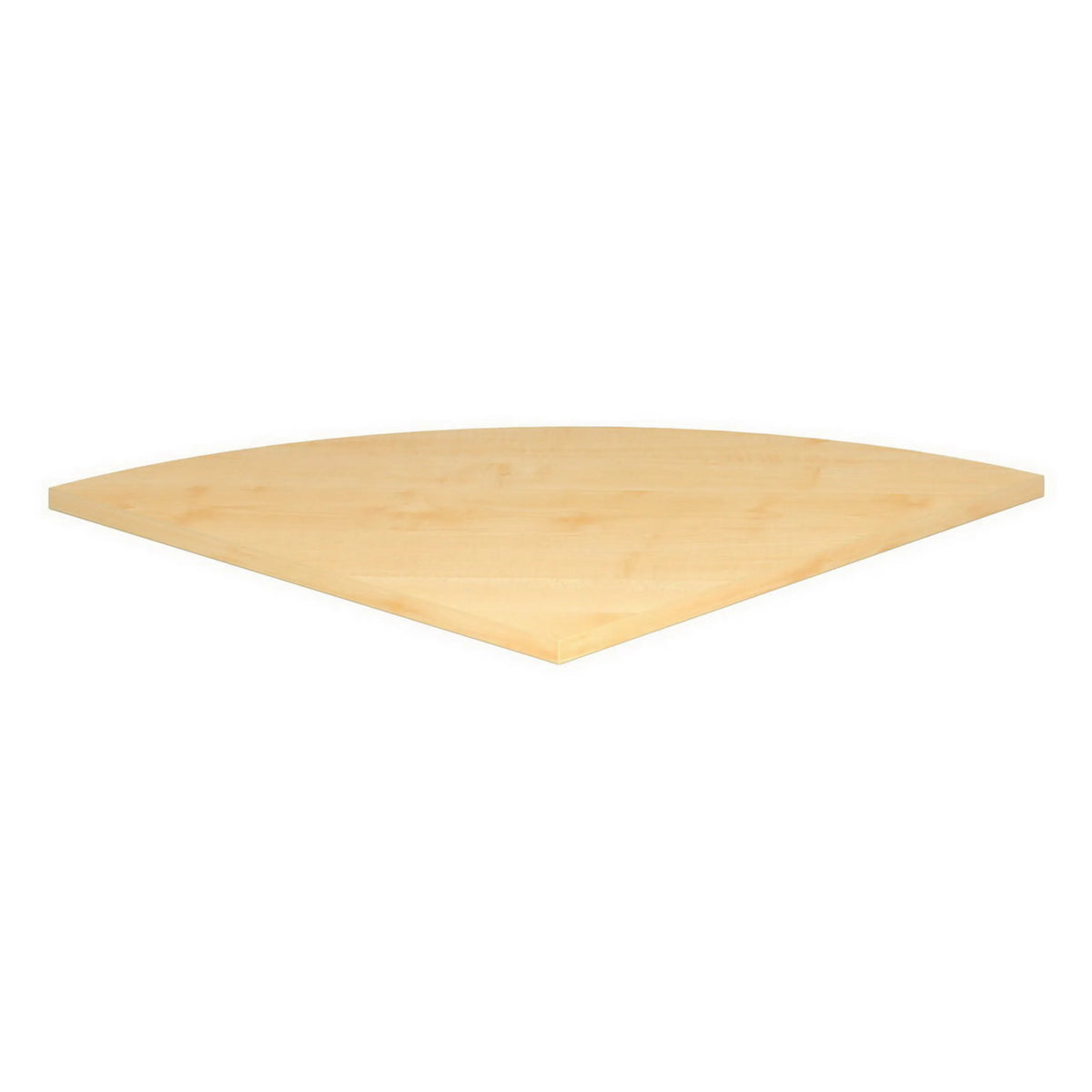 Runder Eckwinkel 80 x 80 mm in Ahorn der Serie NANO LE90 / LE91 von hjh OFFICE PRO
