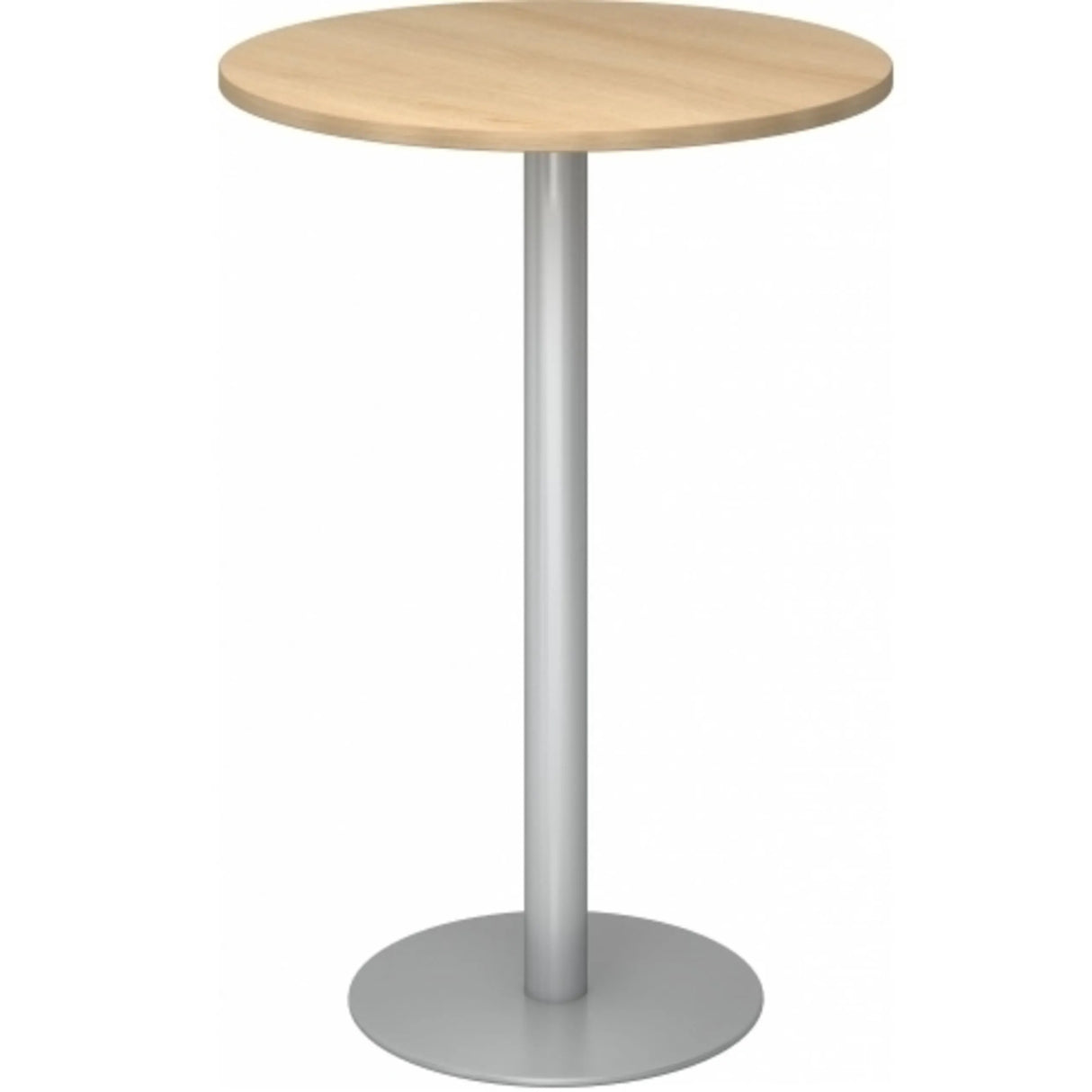 BISTRO H80R S | Stehtisch | Ø 80 | Silber - System Konferenztisch