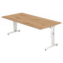 MEGA 2E W | 200x100 | Schreibtisch höhenverstellbar