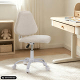 Beiger Kinderdrehstuhl Lumikid mit Rollen und Gasdruckfeder von hjh OFFICE (KI-generiertes Bild)