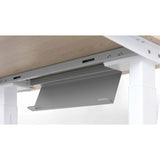 Kabelkanal unter der Tischplatte des höhenverstellbaren Schreibtischs XTRA XB 8 GC von hjh OFFICE PRO