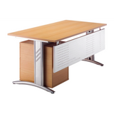 Silberne Sichtblende des Zubehörs SI S von hjh OFFICE PRO