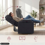 Verstellbare Rückenlehne des Loungesessels Game Sport RX von 90 bis 170 Grad von hjh OFFICE (KI-generiertes Bild)