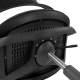 Unterseite der Sitzfläche mit Gasfeder und Hebel des Counterstuhls FLEX CHAIR C von Bosen Europe