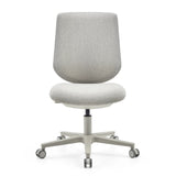 Taupefarbener Homeoffice-Bürostuhl Sitflex Lady mit Polstersitz und Fußkreuz mit fünf Rollen von hjh OFFICE – 360-Grad-Ansicht (Frontansicht 0°)