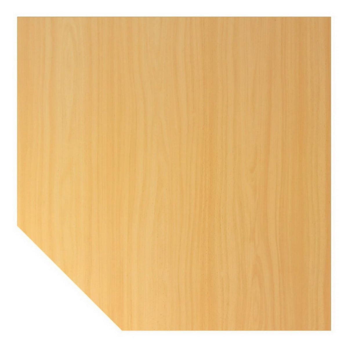 Ahornfarbene Trapezplatte 120 x 120 mm der Serie MEGA LT12 W von hjh OFFICE PRO