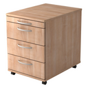 BARI 1606 | Rollcontainer mit 3 Schüben | Holz