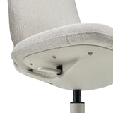 Sitzfläche und Höhenverstellungshebel des Homeoffice-Bürostuhls Sitflex Lady in Taupe von hjh OFFICE