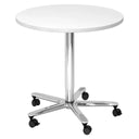 BISTRO 80R C | Säulenhubtisch | Ø 80 | Chrom - System Konferenztisch