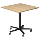 BISTRO 88Q D | Säulenhubtisch | 80x80 | Schwarz - System Konferenztisch
