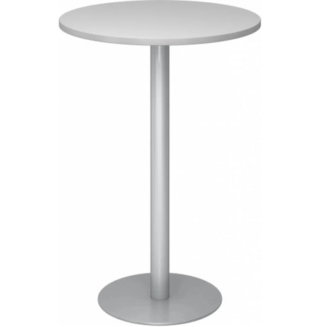BISTRO H80R S | Stehtisch | Ø 80 | Silber - System Konferenztisch - buerostuhl24