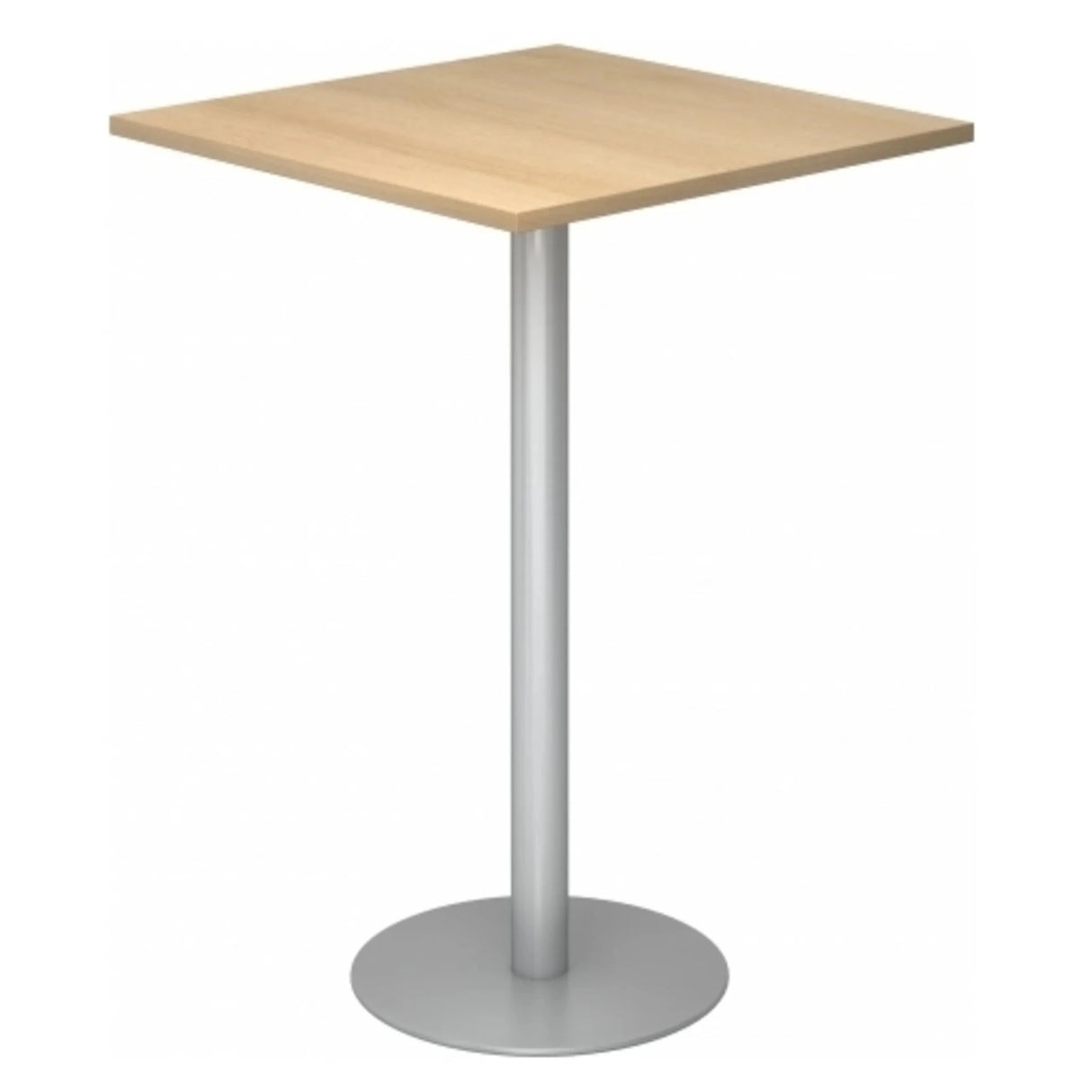 BISTRO H88Q S | Stehtisch | 80x80 | Silber - System Konferenztisch