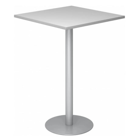BISTRO H88Q S | Stehtisch | 80x80 | Silber - System Konferenztisch - buerostuhl24
