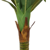 Stammansatz und grüne Blätter der Kunstpflanze DRACAENA I von hjh OFFICE